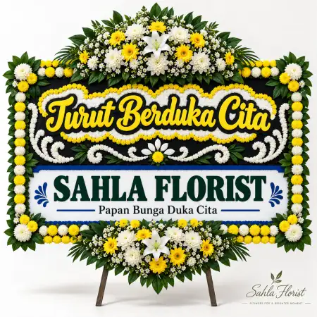Papan Bunga Duka Gedung Smesco